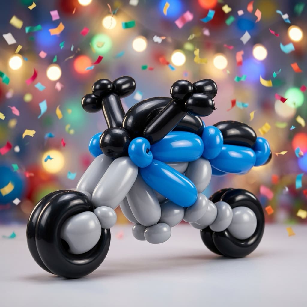 Sculpture balloon creation by Sarah Langley