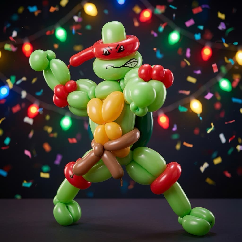 Sculpture balloon creation by Sarah Langley